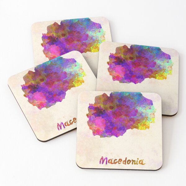 Item preview, macedonia watercolor map  designed and sold by paulrommer.