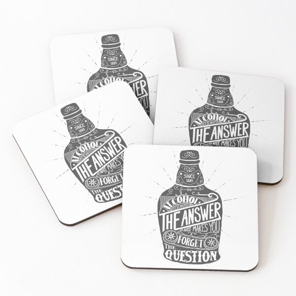 Item preview, Funny Beer Quote - alcohol just makes you forget the question designed and sold by ellahawkins1.