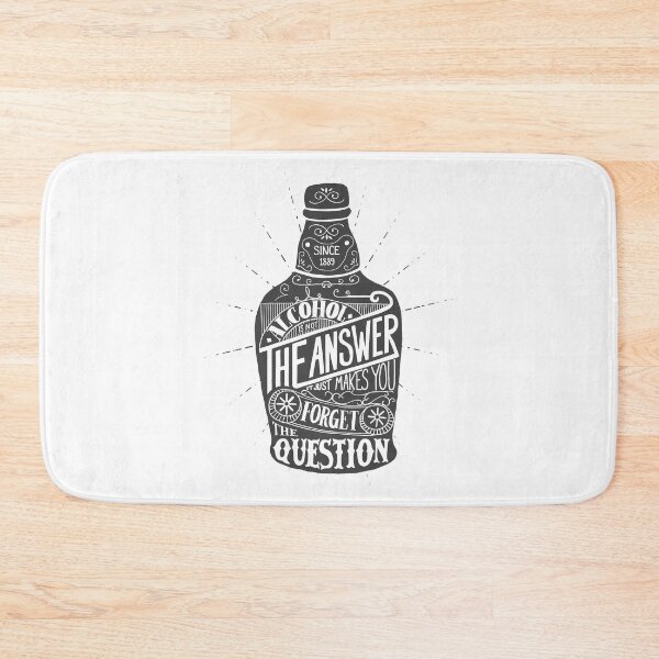 Item preview, Funny Beer Quote - alcohol just makes you forget the question designed and sold by ellahawkins1.