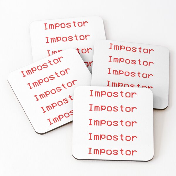 Item preview, Impostor Videogame Stickers Set Red designed and sold by stickertopic.