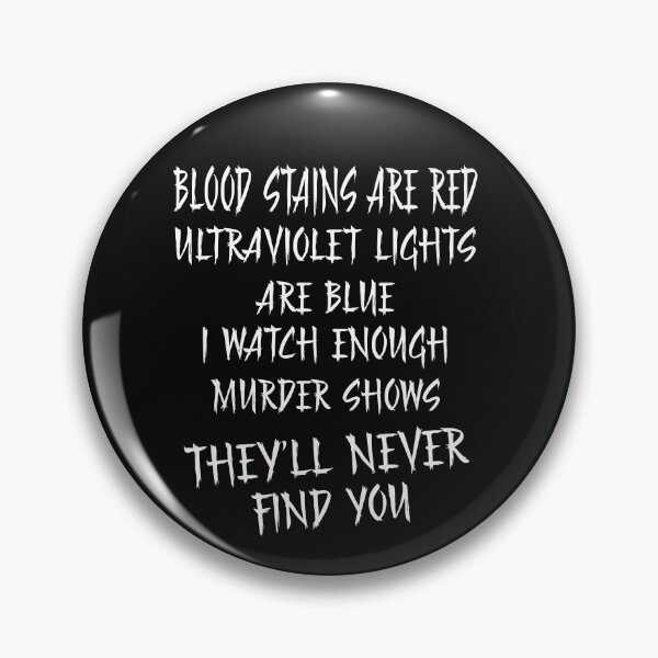 Item preview, Blood Stains Are Red Ultra Violet Light Gift designed and sold by TTFMerch.