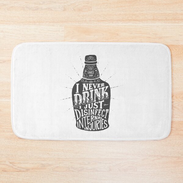 Item preview, Funny Beer Quote - I don't drink, just disinfect internal injuries designed and sold by ellahawkins1.