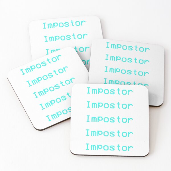 Item preview, Impostor Videogame Stickers Set Cyan designed and sold by stickertopic.