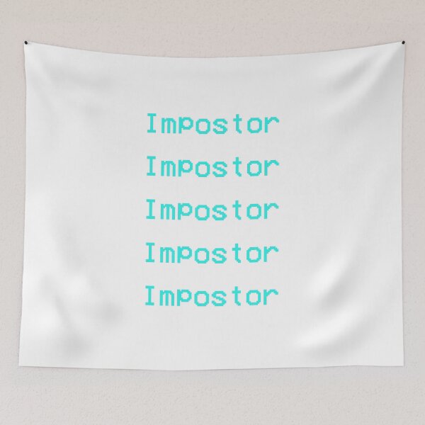 Item preview, Impostor Videogame Stickers Set Cyan designed and sold by stickertopic.
