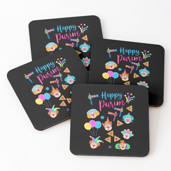 Item preview, Happy Purim Festival Kids Party Decoration Gifts Jewish Holiday Traditional symbols designed and sold by sofiartmedia.