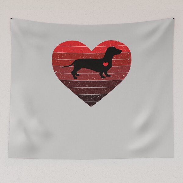 Item preview, Dachshund Hearts Valentines Day Funny Dog Valentine Gift designed and sold by GINIART.