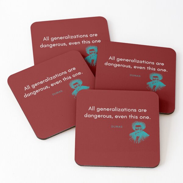 Item preview, Alexandre Dumas Quote designed and sold by DarioNelaj.