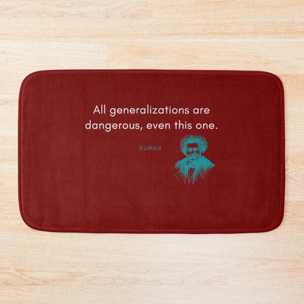 Item preview, Alexandre Dumas Quote designed and sold by DarioNelaj.