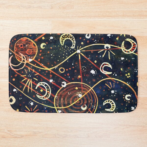 Item preview, cosmic watercolor painting designed and sold by rysunki-malunki.
