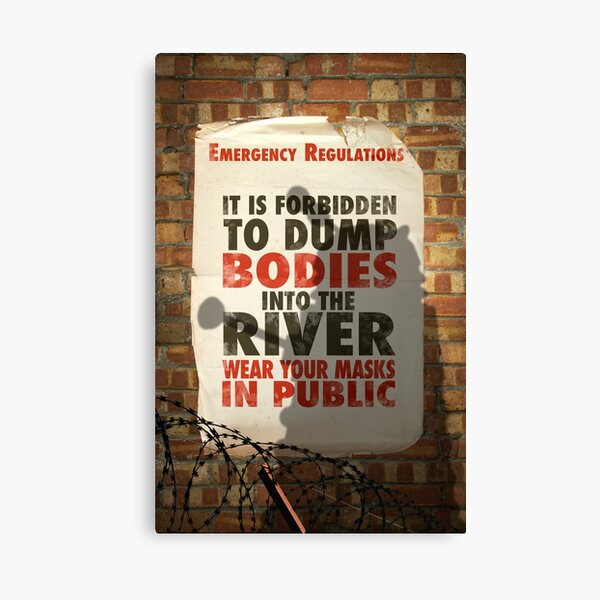 Do not dump the bodies Canvas Print
