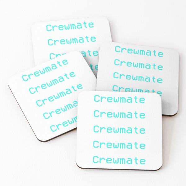 Item preview, Crewmate Impostor Videogame Stickers Set Cyan designed and sold by stickertopic.