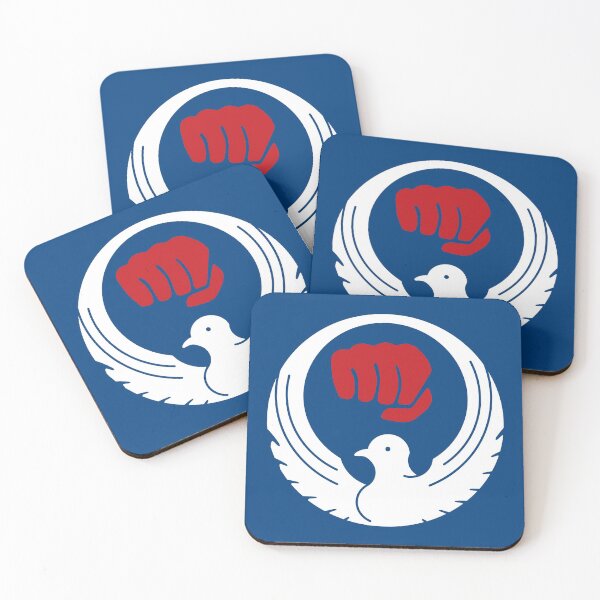 Item preview, Wado Karate Dove & Fist (White Dove, Red Fist) designed and sold by metalfury.