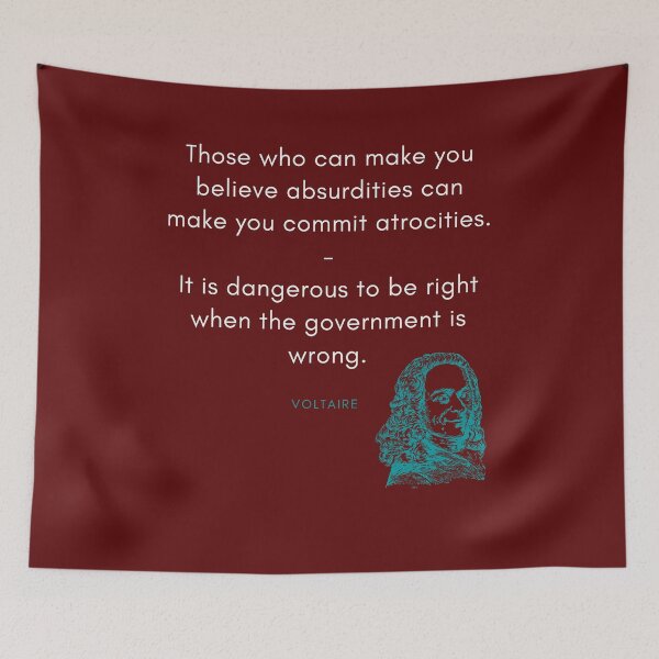 Item preview, Voltaire Quote designed and sold by DarioNelaj.