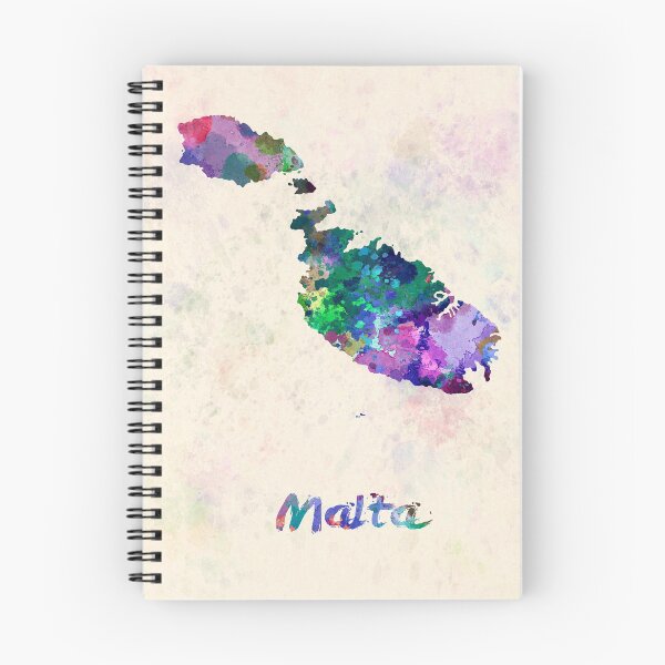 Item preview, malta watercolor map  designed and sold by paulrommer.