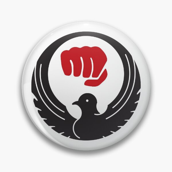 Item preview, Wado Karate Dove & Fist (Black Dove, Red Fist) designed and sold by metalfury.