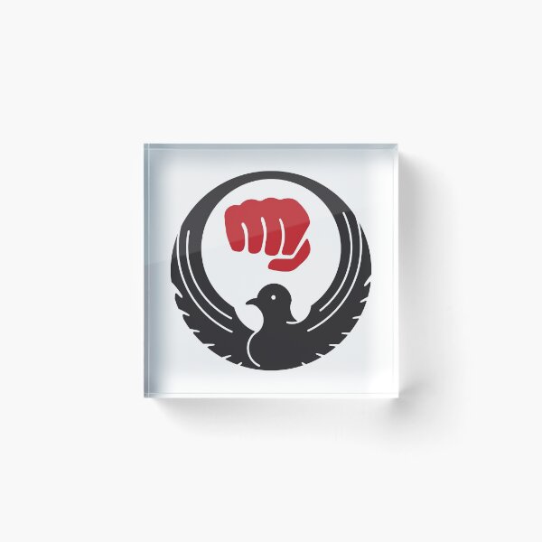 Item preview, Wado Karate Dove & Fist (Black Dove, Red Fist) designed and sold by metalfury.