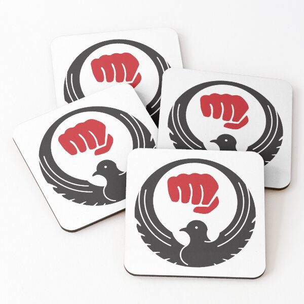 Item preview, Wado Karate Dove & Fist (Black Dove, Red Fist) designed and sold by metalfury.