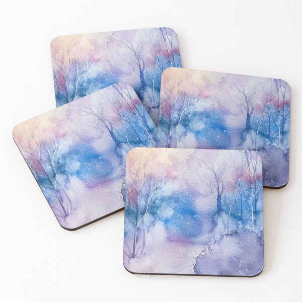 Item preview, Winter Forest Watercolour designed and sold by VibrantGifts.