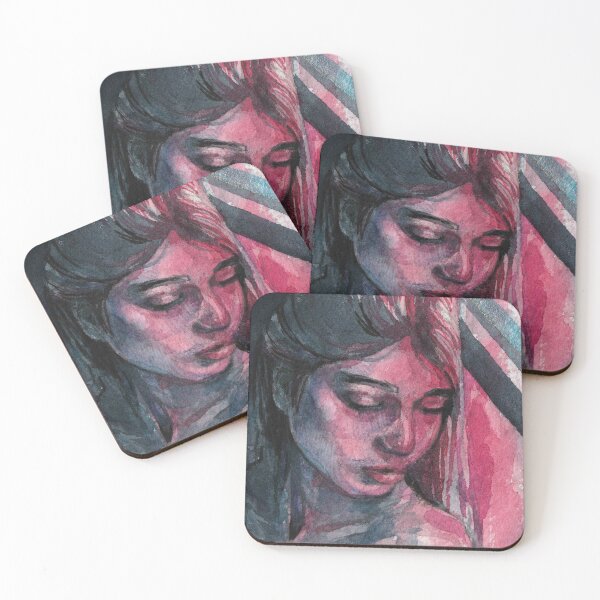 Item preview, Girl portrait in neon lights designed and sold by Daria Berndt.