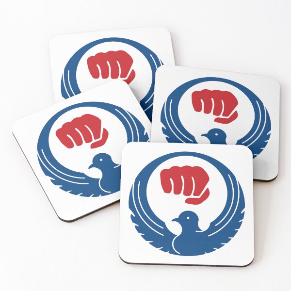 Item preview, Wado Karate Dove & Fist (Blue Dove, Red Fist) designed and sold by metalfury.