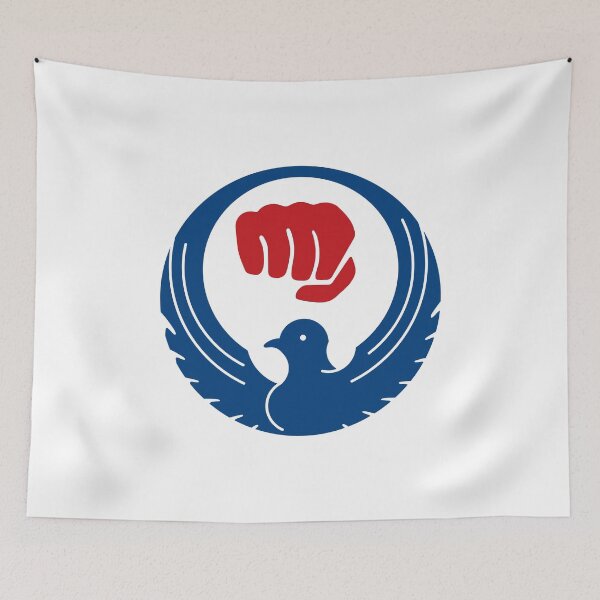 Item preview, Wado Karate Dove & Fist (Blue Dove, Red Fist) designed and sold by metalfury.