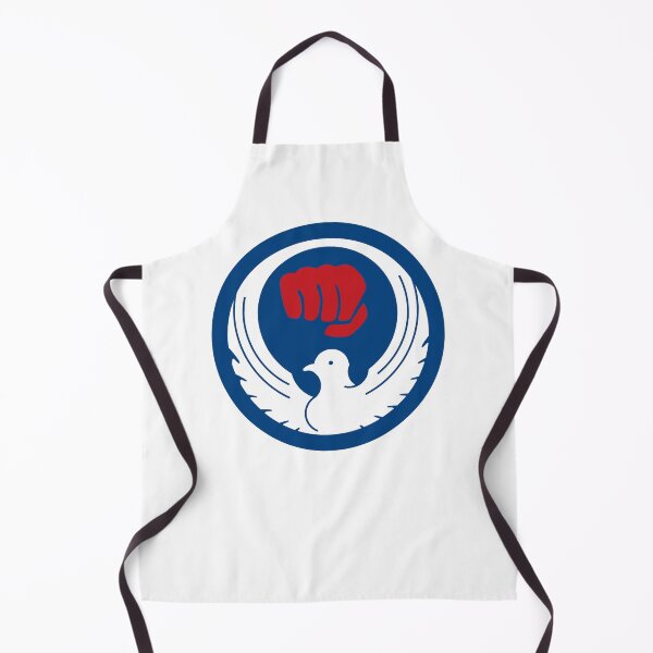 Item preview, Wado Karate Dove & Fist (Blue Background, White Dove, Red Fist) designed and sold by metalfury.