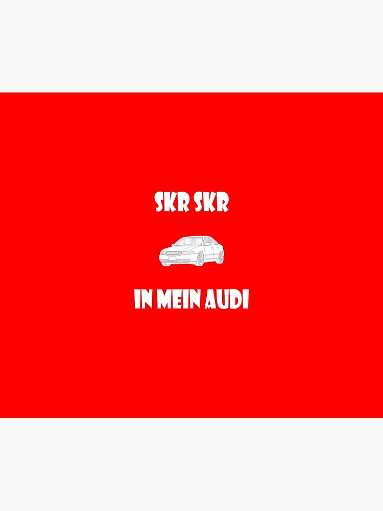 "Skr Skr in mein Audi (Drachenlord)" Tagesdecke von Sebastian7902 Redbubble
