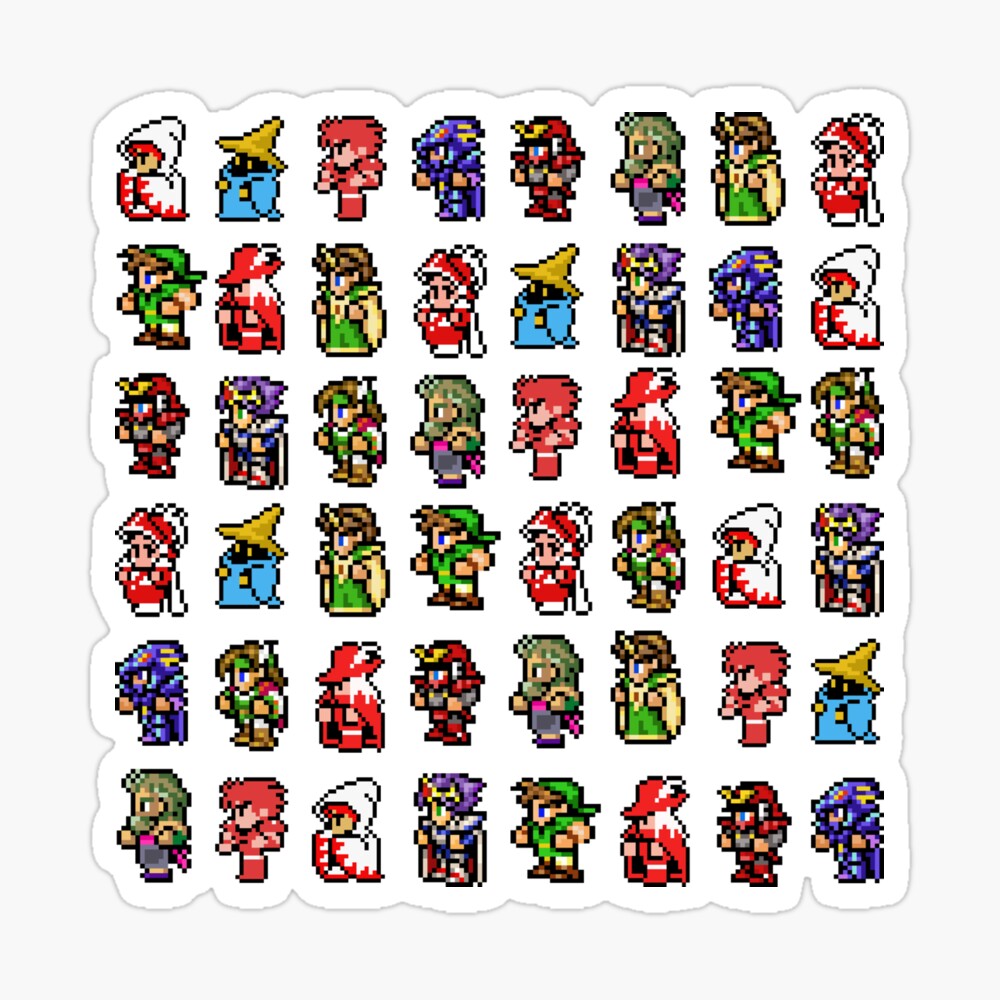 Final Fantasy Sprites | Sticker