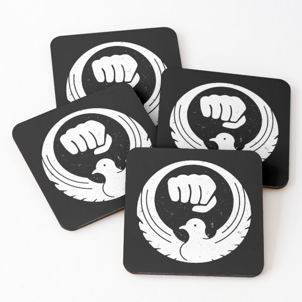 Item preview, Distressed Wado Karate Dove & Fist (White Dove & Fist) designed and sold by metalfury.