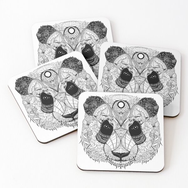Item preview, 'The Panda' artwork designed and sold by Claire Brandt.