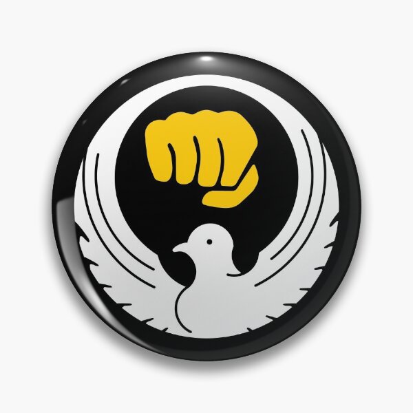 Item preview, Wado Karate Dove & Fist (White Dove, Yellow Fist) designed and sold by metalfury.