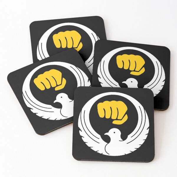 Item preview, Wado Karate Dove & Fist (White Dove, Yellow Fist) designed and sold by metalfury.