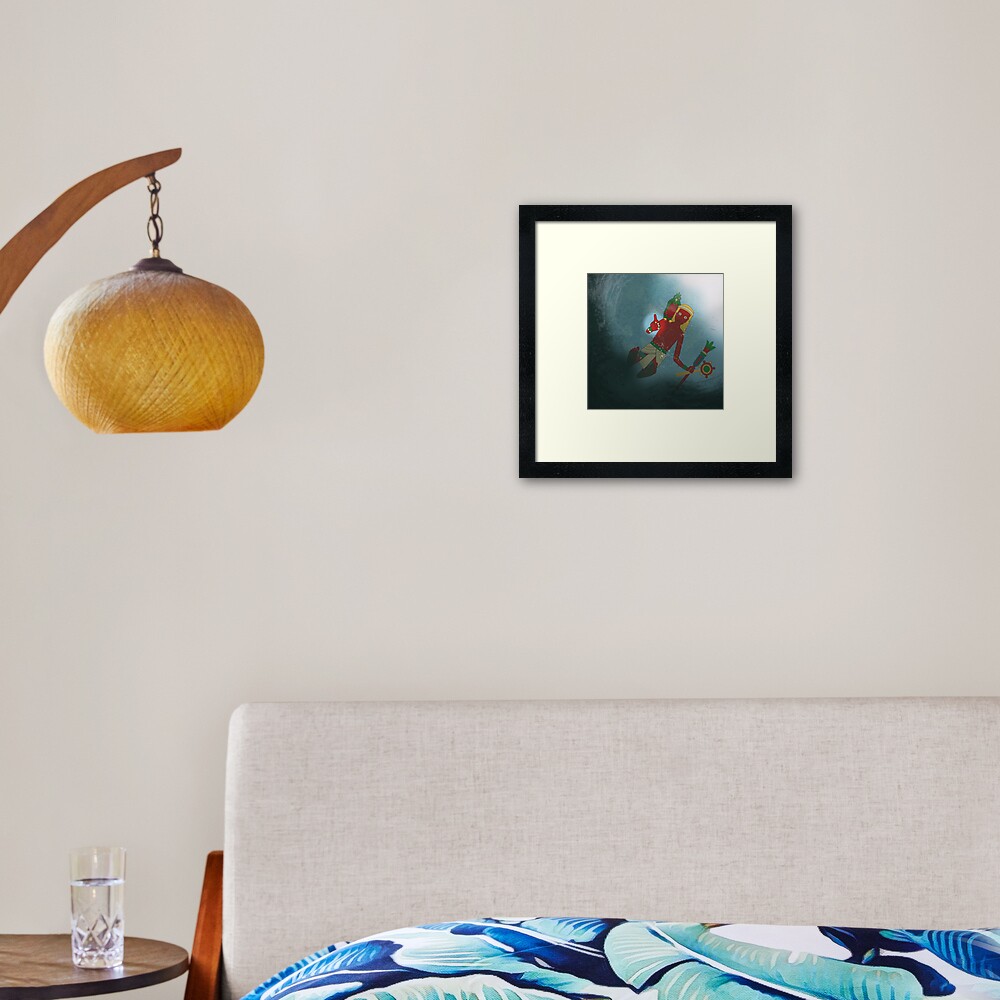 Item preview, Framed Art Print designed and sold by Mantra-tshirt.