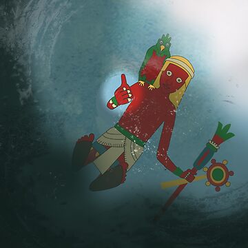 Artwork thumbnail, Toltec Merchant (Water Series) by Mantra-tshirt
