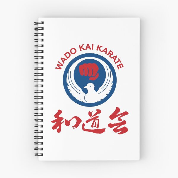Item preview, Wado Karate Dove & Fist & Text (Blue Background, White Dove, Red Fist) designed and sold by metalfury.