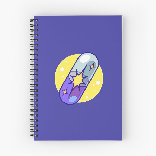 Item preview, Purple Magic Pill on a dark background | medication and self-care designed and sold by warmfuzzylogic.