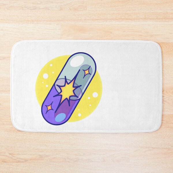 Item preview, Purple Magic Pill on a dark background | medication and self-care designed and sold by warmfuzzylogic.