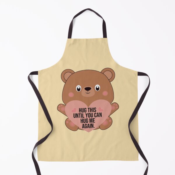 Item preview, HUG THIS UNTIL YOU CAN HUG ME AGAIN - Teddy Bear Giving Hugs designed and sold by Cr1sV.