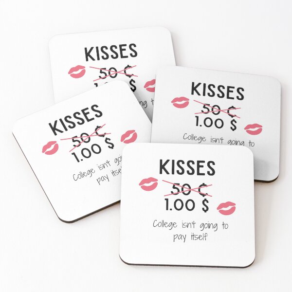 Item preview, kisses one dollar shirt valentines day designed and sold by Boricson.