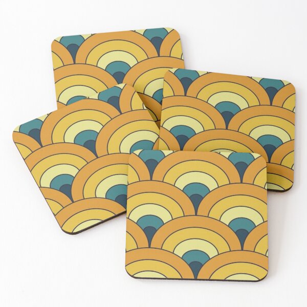 Item preview, Rainbow of Orange and Blue Pattern Design designed and sold by AMS-ART.