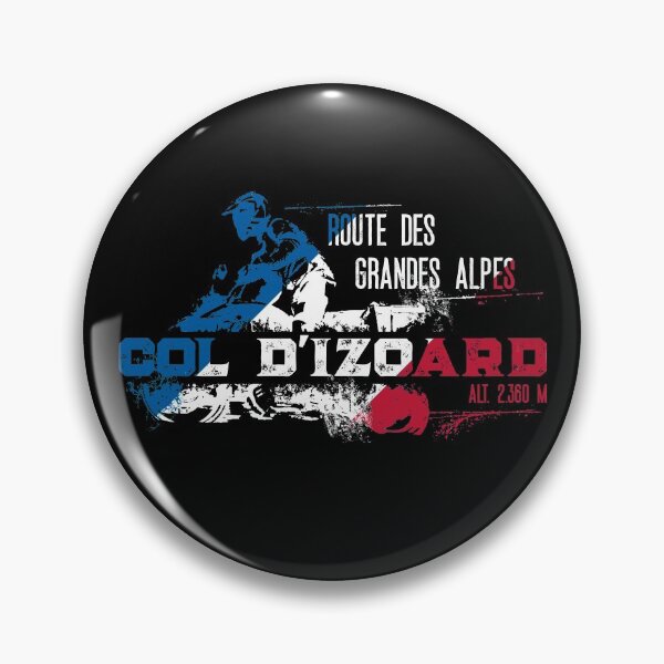 Item preview, Col d Izoard 03 Motorcycle T-Shirt + Sticker - Route des Grandes Alpes designed and sold by ROADTROOPER.