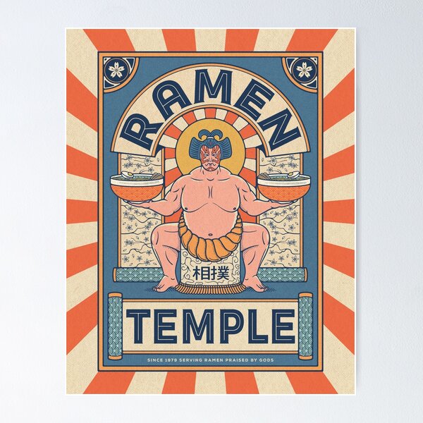 Item preview, Sumo ramen temple designed and sold by Ryan Paul Ragnni.