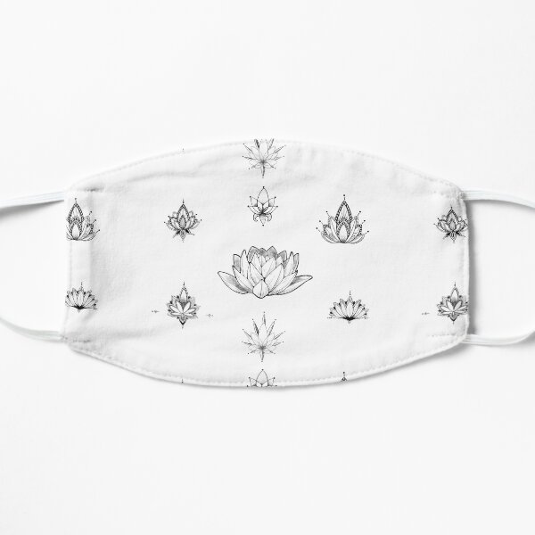 Lotus Stickers - PACK (7) Flat Mask
