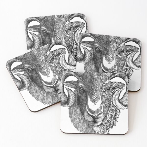 Item preview, 'The Ram' artwork designed and sold by Claire Brandt.