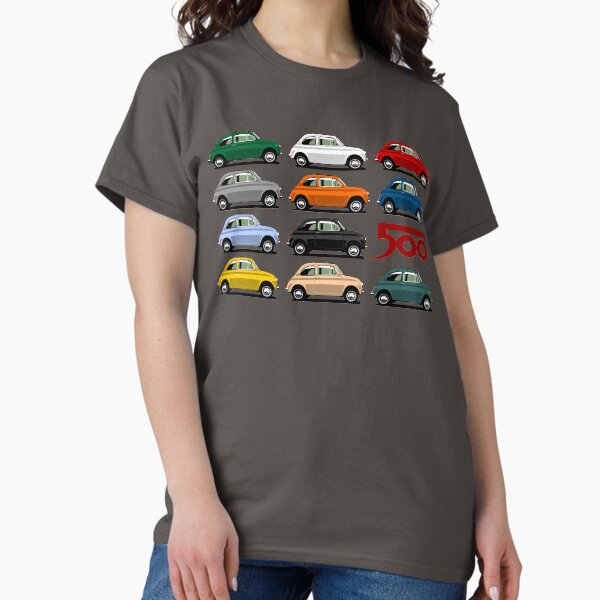 Item preview, Fiat 500 side view designed and sold by car2oonz.