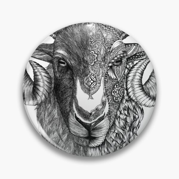 Item preview, 'The Ram' artwork designed and sold by Claire Brandt.