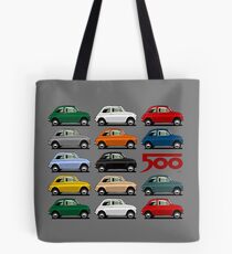 Fiat 500 side view Tote Bag