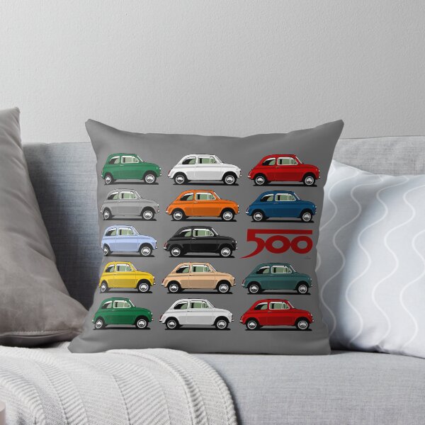 Aperçu de l'œuvre Vue latérale de la Fiat 500 créée et vendue par car2oonz.