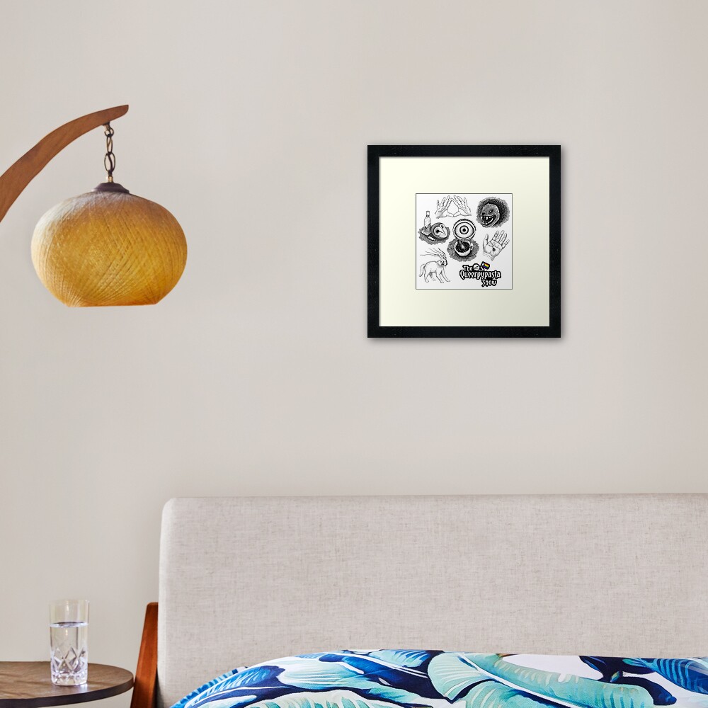 Item preview, Framed Art Print designed and sold by Queerpypasta.