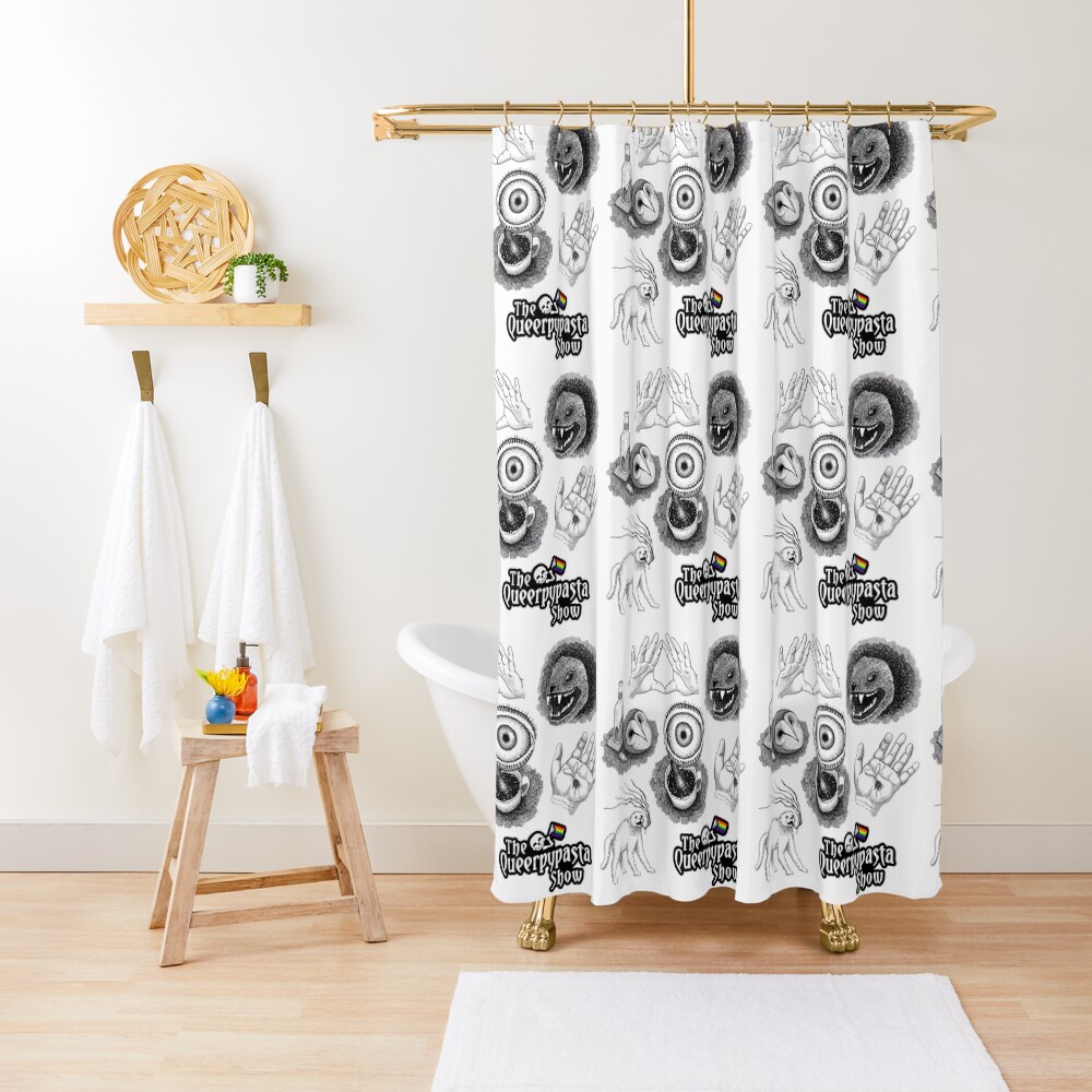 Item preview, Shower Curtain designed and sold by Queerpypasta.
